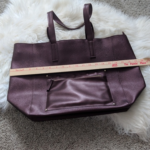Bath & Body Works | burgandy tote bag - Picture 7 of 8